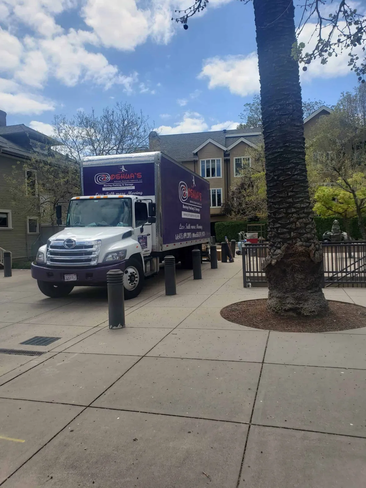 Loading truck in California