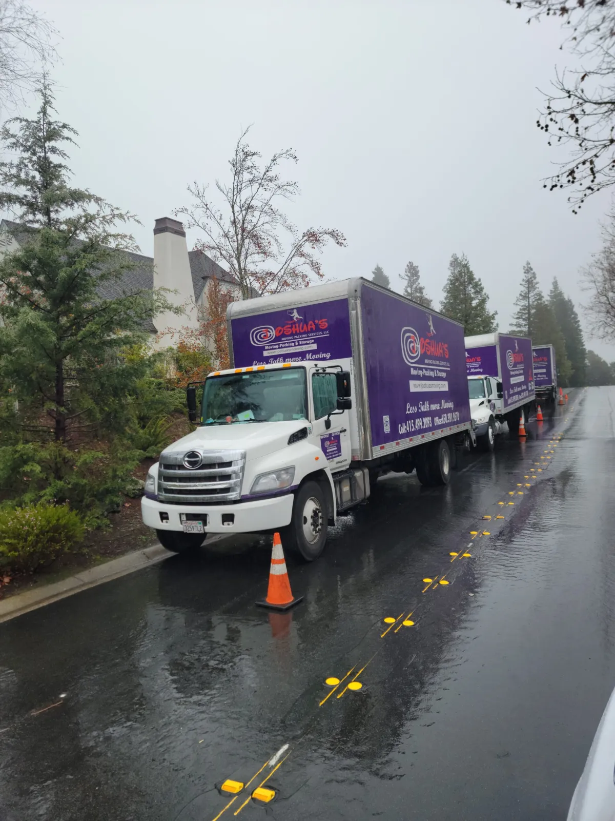 Careful movers handling items securely